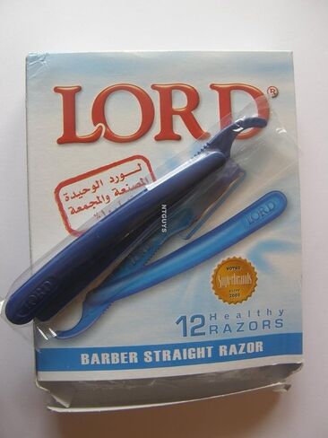 Lord Straight Razor Barber Single Edge Disposable 12 pcs. L02PS in Saudi Arabia