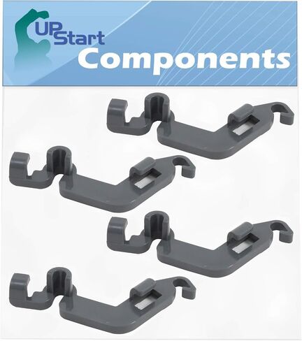 4 Pack W10082853 Dishwasher Tine Pivot Clip Replacement for Whirlpool Wdt720padm2, Whirlpool Wdta50sahz0, Whirlpool Wdt750sahz0, Kitchenaid Kdte254ess2, Whirlpool Wdt970sahz0, Kitchenaid Kdtm354dss4 in Saudi Arabia