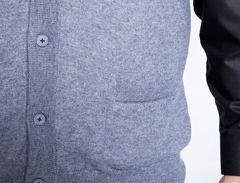 BATUOS Men's Cashmere Sweater Vest with Pockets in Saudi Arabia