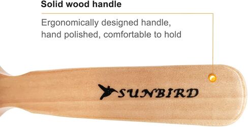 Sunbird,Beard Brushes For Men,Beard Brush With Handle,Daily Care Hair Styling Brush in Saudi Arabia