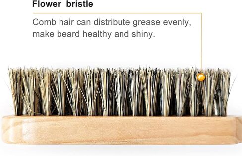 Sunbird,Beard Brushes For Men,Beard Brush With Handle,Daily Care Hair Styling Brush in Saudi Arabia