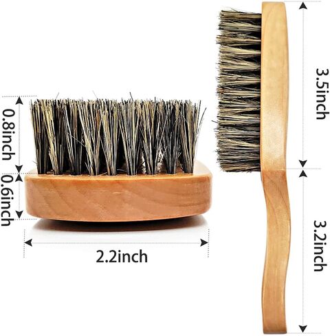 Sunbird,Beard Brushes For Men,Beard Brush With Handle,Daily Care Hair Styling Brush in Saudi Arabia
