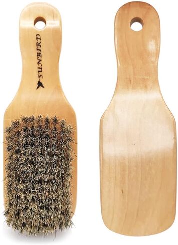 Sunbird,Beard Brushes For Men,Beard Brush With Handle,Daily Care Hair Styling Brush in Saudi Arabia