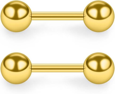 SCERRING 4 Pairs 20G Stainless Steel Ball Stud Earrings Set for Men Women Barbell Stud Earrings 3-6mm in Kuwait