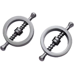 JEATHA 2Pcs Adults Non-Piercings Body Rings with Internal Spike Nipple Shield Screw Rings Adjustable Breast Circle Clamp in Kuwait