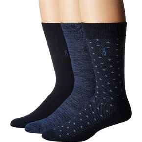 Polo Ralph Lauren Supersoft Diamond Dot 3-Pack Navy Men's 10-13 in Kuwait