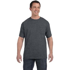 Hanes - Tagless Short Sleeve Pocket T-Shirt - 5590