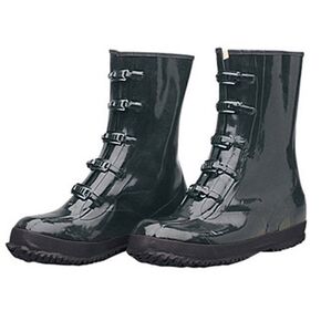 Liberty DuraWear Rubber Fabric Lined Protective Arctic Men's Boot with 5 Buckles, Size 13, Black