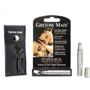 Groom Mate Platinum XL Professional Nasal Hair Trimmer - Made in USA in Saudi Arabia