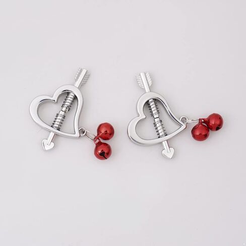 JEATHA 2Pcs Adults Non-Piercings Body Rings with Internal Spike Nipple Shield Screw Rings Adjustable Breast Circle Clamp in Kuwait