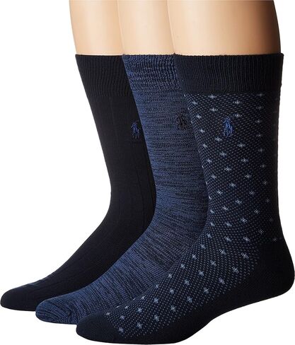 Polo Ralph Lauren Supersoft Diamond Dot 3-Pack Navy Men's 10-13 in Saudi Arabia