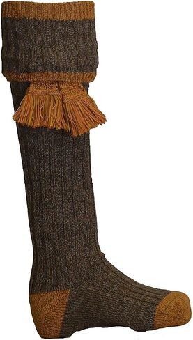 Walker & Hawkes - Mens Shooting Country Kyle Socks & Matching Garter Ties in Saudi Arabia