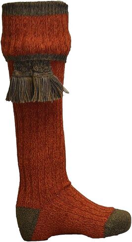 Walker & Hawkes - Mens Shooting Country Kyle Socks & Matching Garter Ties in Saudi Arabia