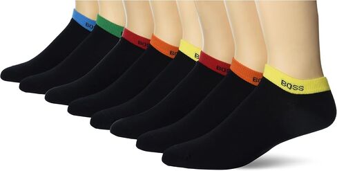 BOSS Men's 5 Pack Solid Cotton Stretch Socks in Saudi Arabia