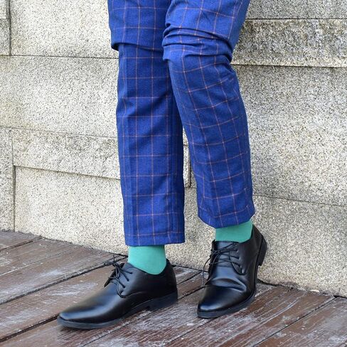 FLGYTH Men's Dress Socks Colorful Patterned Crew Cotton Novelty Funny Socks for Men Pack in Saudi Arabia