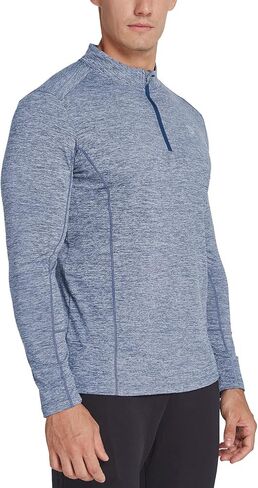 BALEAF Men's 1/4 Zip Pullover Running Shirts Long Sleeved Tops Back Pocketed for Golf Cold Weather in Saudi Arabia