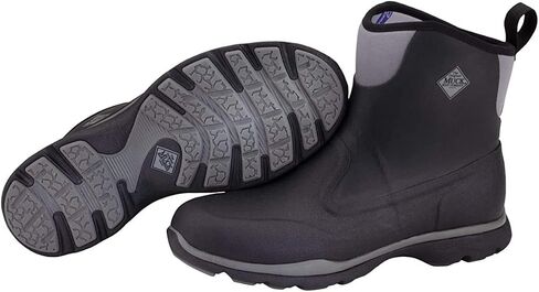 حذاء Muck Boot الرجالي Excursion Pro متوسط ​​أسود/رمادي داكن للاستخدام الخارجي - 9 D(M) أمريكي in Kuwait