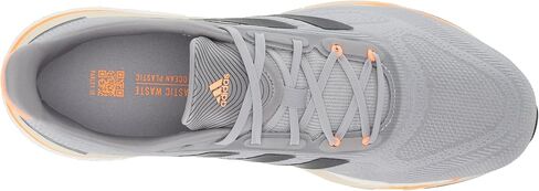 adidas Men's Supernova+ Running Shoe, Halo Silver/Shadow Navy/Beam Orange, 10.5 in Saudi Arabia