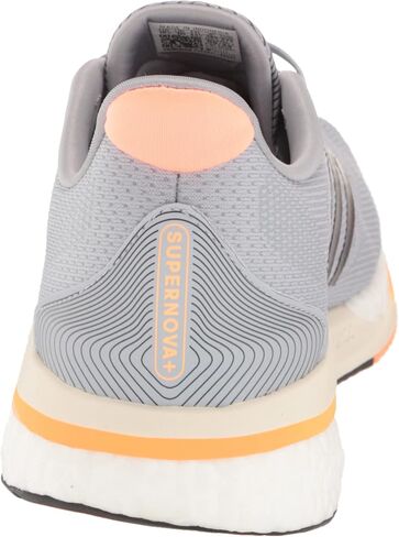 adidas Men's Supernova+ Running Shoe, Halo Silver/Shadow Navy/Beam Orange, 10.5 in Saudi Arabia
