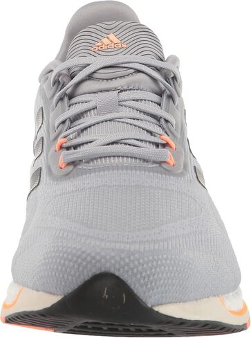 adidas Men's Supernova+ Running Shoe, Halo Silver/Shadow Navy/Beam Orange, 10.5 in Saudi Arabia