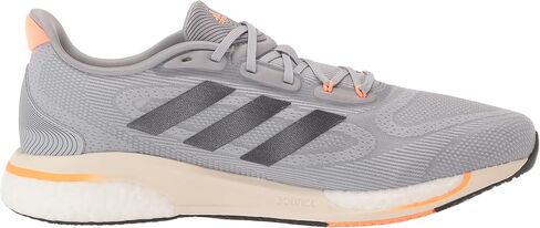 adidas Men's Supernova+ Running Shoe, Halo Silver/Shadow Navy/Beam Orange, 10.5 in Saudi Arabia