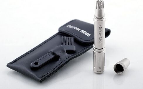 Groom Mate Platinum XL Professional Nasal Hair Trimmer - Made in USA in Saudi Arabia
