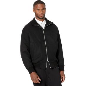 ايه | اكس ارماني اكستشانج جاكيت بسحاب من مزيج الصوف للرجال in Kuwait