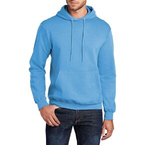 JustBlanks Men Core Fleece Hooded Sweatshirt - Classic-fit Performance Heavyweight Pullover Hoodie Sweatshirts for Men's in Kuwait
