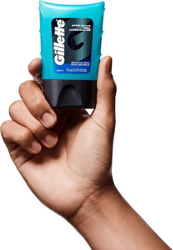 Gillette After Shave Gel, Sensitive Skin, 2.5 Oz (Pack of 6) in Saudi Arabia