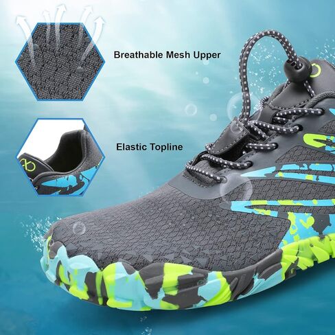 XIHALOOK Athletic Hiking Water Shoes Womens Mens Quick Dry Barefoot for Beach Walking Kayaking Surfing Training in Saudi Arabia