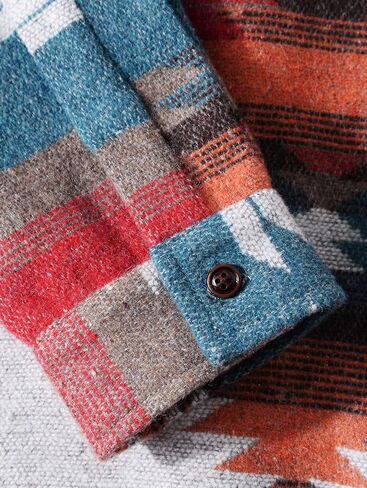 ZAFUL Mens Plaid Shirt,Long Sleeves,Classic Flannel Shirt Button Down Shirt Jacket Tops in Kuwait