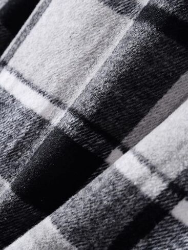 ZAFUL Mens Plaid Shirt,Long Sleeves,Classic Flannel Shirt Button Down Shirt Jacket Tops in Kuwait