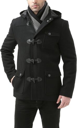 BGSD Men Nathan Wool Blend Patch Pocket Short Toggle Coat in Saudi Arabia