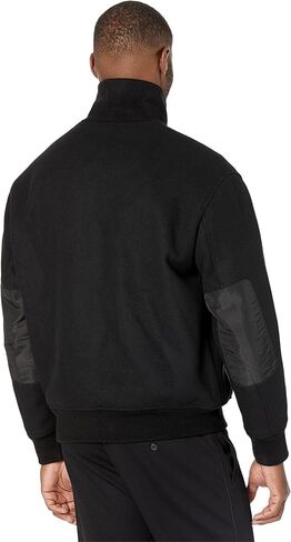 ايه | اكس ارماني اكستشانج جاكيت بسحاب من مزيج الصوف للرجال in Kuwait