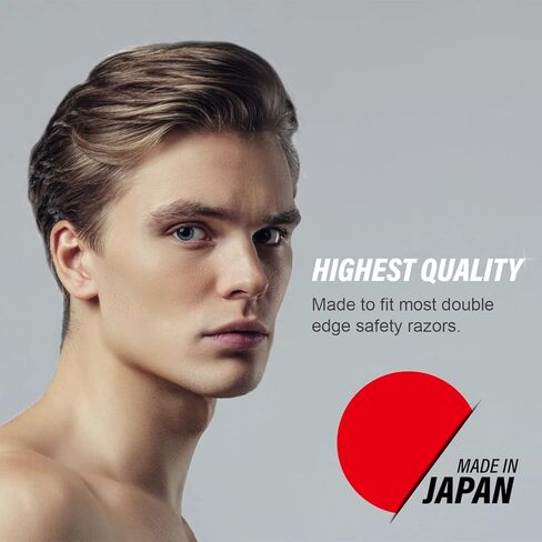 شفرات حلاقة آمنة بحافة مزدوجة من فيذر - عدد 100 in Kuwait