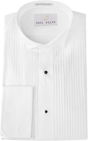 Tuxedo Shirt 100% Cotton Wing Collar with French Cuffs in Kuwait