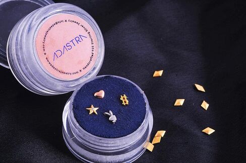 ملصقات أسنان من Adastra Jewelry Jewelry Jewelry Jewelry من الفضة الإسترلينية 925 in Saudi Arabia