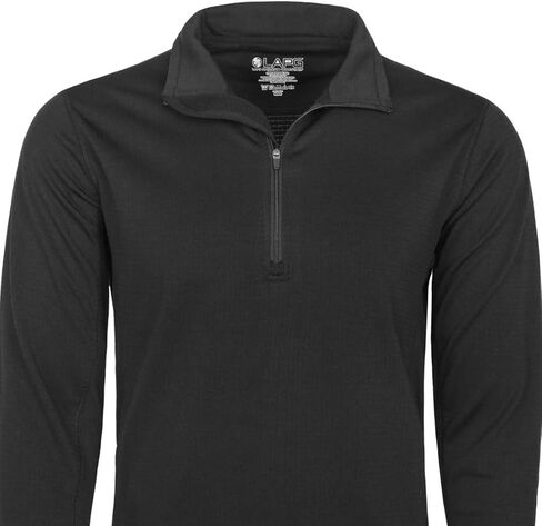 LA Police Gear Operator Slim Fit Quarter Zip Jacket for Men, Men's Lightweight Quarter Zip Jacket in Saudi Arabia