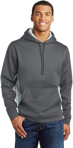 SPORT-TEK Men's Sport Wick CamoHex Fleece Colorblock in Saudi Arabia