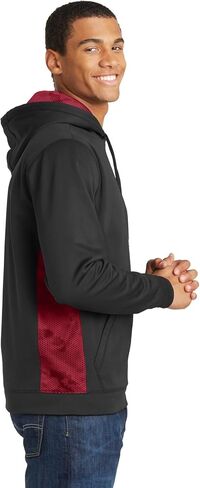 SPORT-TEK Men's Sport Wick CamoHex Fleece Colorblock in Saudi Arabia