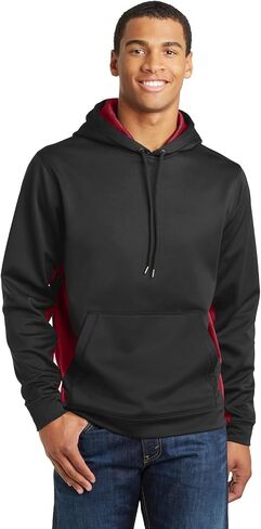 SPORT-TEK Men's Sport Wick CamoHex Fleece Colorblock in Saudi Arabia