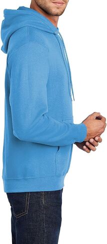 JustBlanks Men Core Fleece Hooded Sweatshirt - Classic-fit Performance Heavyweight Pullover Hoodie Sweatshirts for Men's in Kuwait