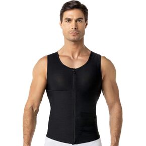 LEO Vest Shapewear for Men - Back Support Posture Corrector Body Shaper in Kuwait