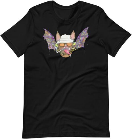 Hunter S. Thompson Psychedelic Bat Premium Shirt in Saudi Arabia