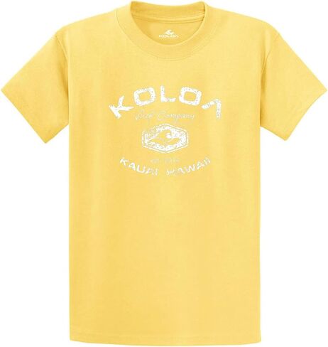 Koloa Surf Vintage Arch Logo Heavy Cotton T-Shirts in Regular, Big & Tall Sizes in Saudi Arabia