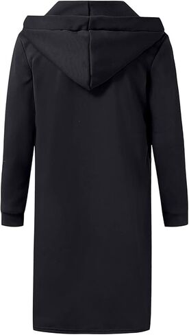 Ymosrh Light Rain Jacket Mens Men's Slim Long Hooded Cardigan Warm Woolen Coat Jacket Jackets for Men Waterproof in Kuwait