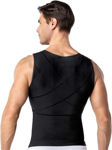 LEO Vest Shapewear for Men - Back Support Posture Corrector Body Shaper in Kuwait