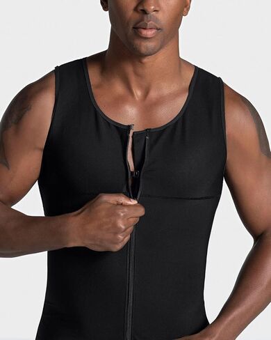 LEO Vest Shapewear for Men - Back Support Posture Corrector Body Shaper in Kuwait