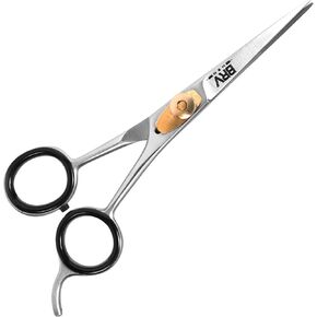 Razor Sharp Beard & Mustache Scissors - 5" - High Carbon Stainless Steel - Facial Hair Trimming Shears - RIGHT HANDED, Black in Saudi Arabia