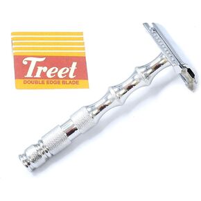 OdontoMed2011® Classic Long Handle 3-Piece Double Edge Safety Razor (BTS-334) in Saudi Arabia